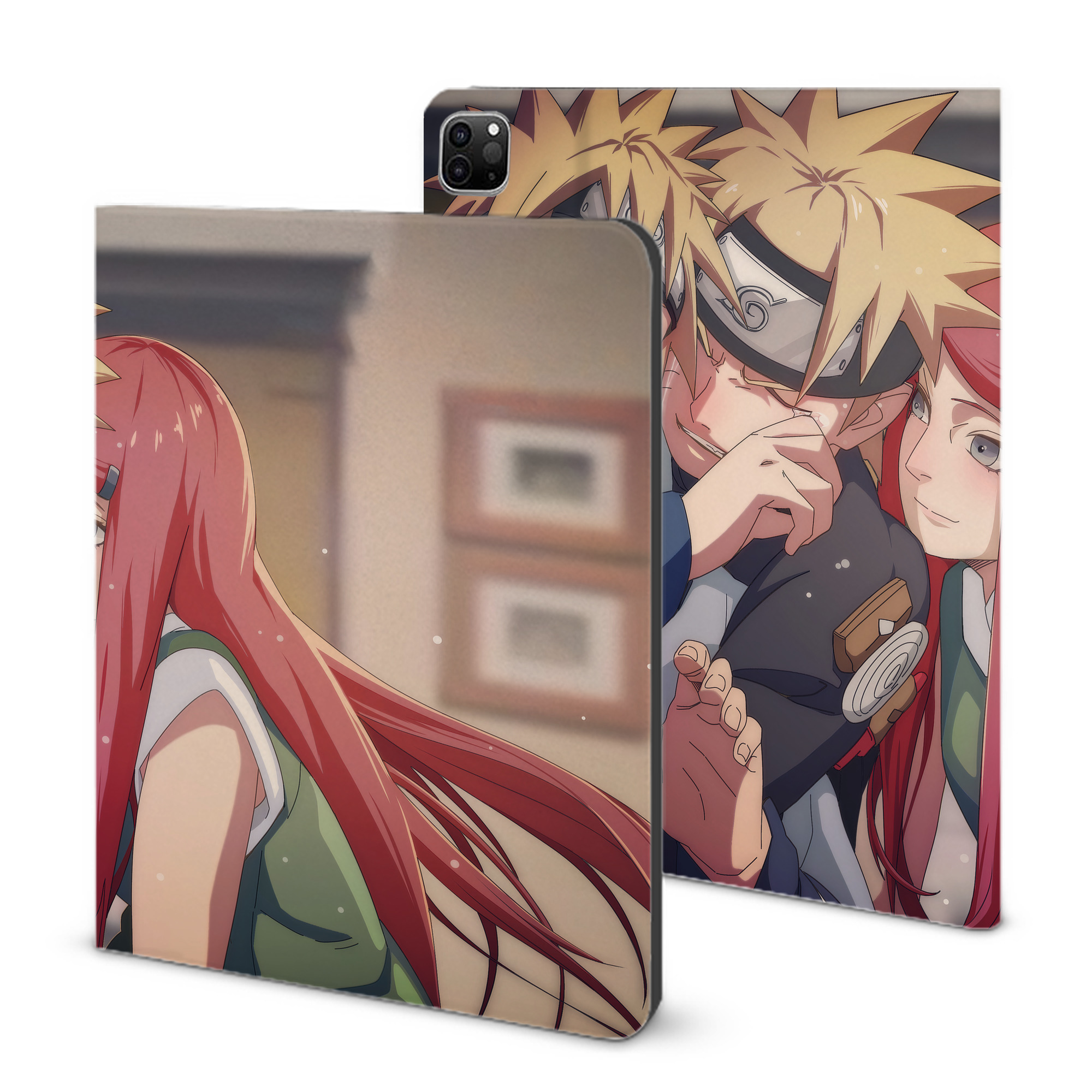 （画像用） NARUTO -ナルト- NARUTO -ナルト- 疾風伝 IPad ケース ブック型 PUレザー TPU 耐衝撃 軽量 薄型 ペン収納なし 全面保護 IPad 各モデル対応